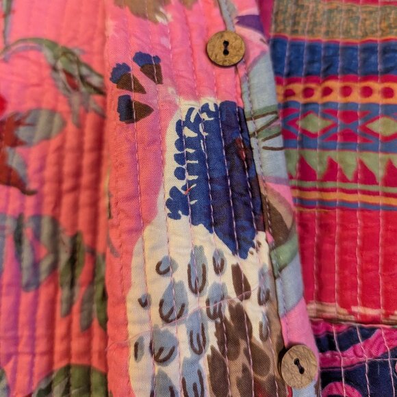 Gorgeous Silk Patchwork Jacket - Picture 7 of 8